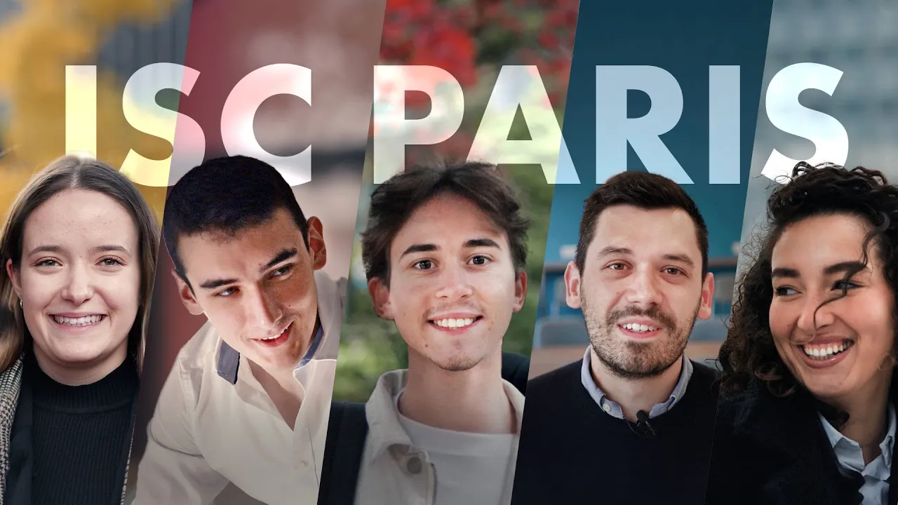 plusieurs étudiants isc paris