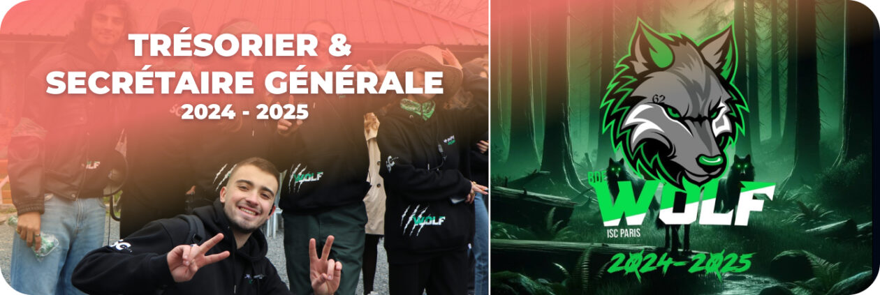 Adam Biar, trésorier et secrétaire général du BDE Wolf durant son Bachelor à l’ISC Paris.